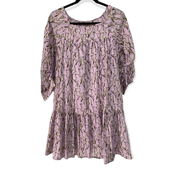 Happy X Nature Kate Hudson Luna Purple Floral Dress, size small. - Picture 1 of 7